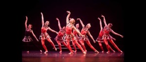 Dancers in red